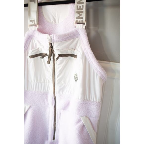 Free People Hit The Slopes Overalls Large NWOT - Picture 4 of 5